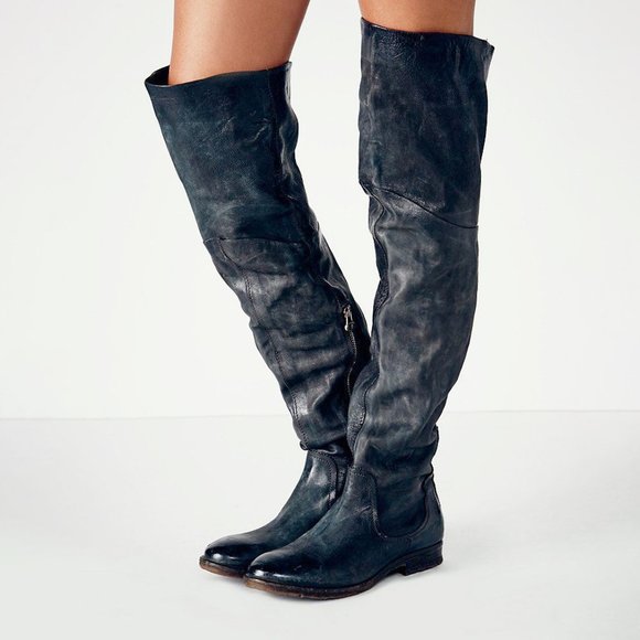 A.S.98 Shoes - A.S.98 Ravyn Leather Over the Knee Boot - 40
